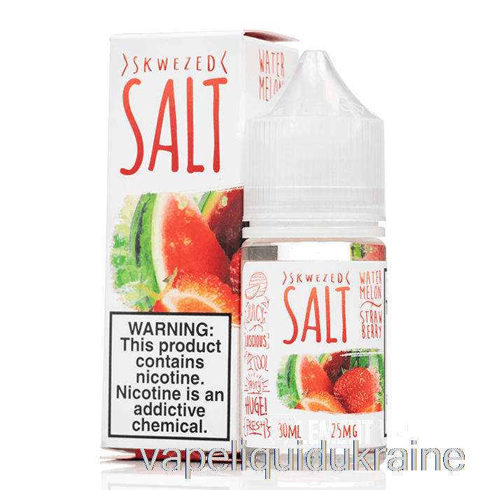 Vape Ukraine Watermelon Strawberry - Skwezed Salts - 30mL 25mg